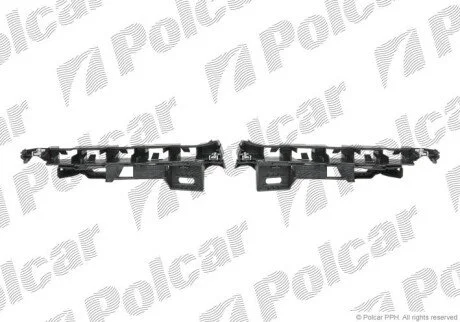 Кронштейн бампера лівий+правий Polcar 232907-7