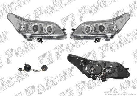 Фара основная правая, левая H1 Polcar 232909AE