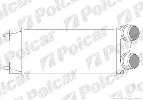 Радіатори повітря (Інтеркулери) Polcar 2329J8-1