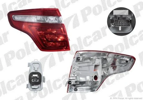 Фонарь задний справа наружный Polcar 2331881S