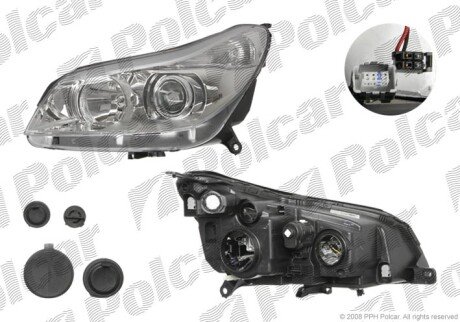 Фара основная правая D1S, H1 Polcar 2333101V