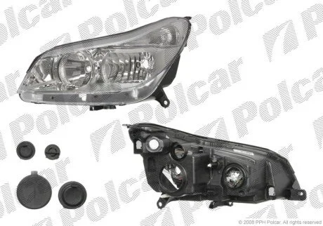 Фара основная правая H1, H7, PY21W, W5W Polcar 233310-E