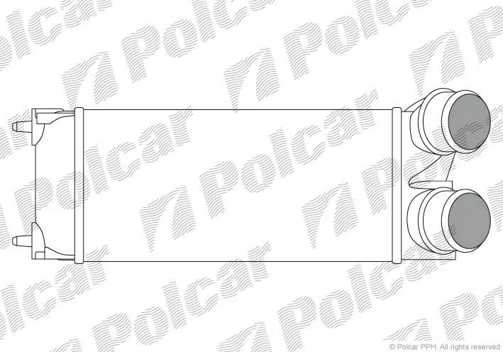 Радиаторы воздуха (Интеркулеры) Polcar 2337J8-1 (фото 1)