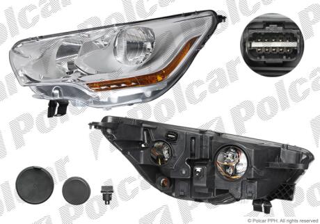 Фара основная левая H1, H7, P21/5W Polcar 2338090E