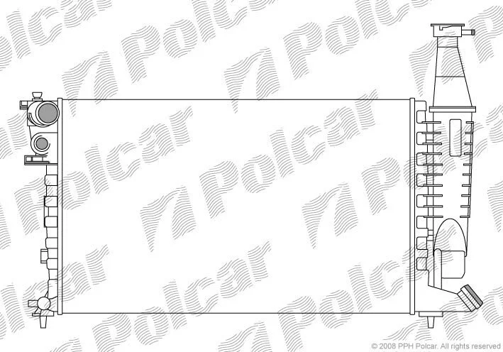 Радиаторы охлаждения Polcar 235008-2 (фото 1)
