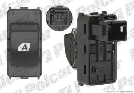 Блок кнопок склопідіймача Polcar 2350P-71