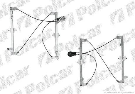 Склопідйомник ручний Polcar 2350PSM1