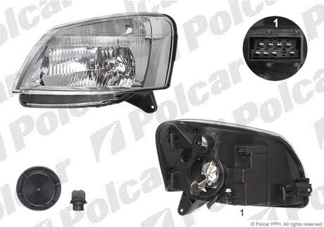 Фара основная Polcar 2351102E