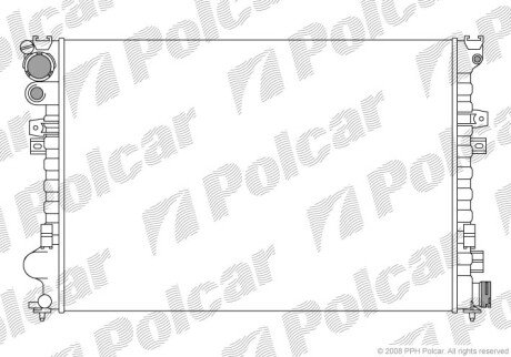 Радіатори охолодження Polcar 238008-2 (фото 1)