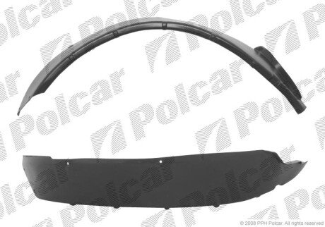 Подкрылок правый Polcar 2380FP-3