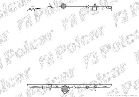 Радіатори охолодження Polcar 238108A2 (фото 1)