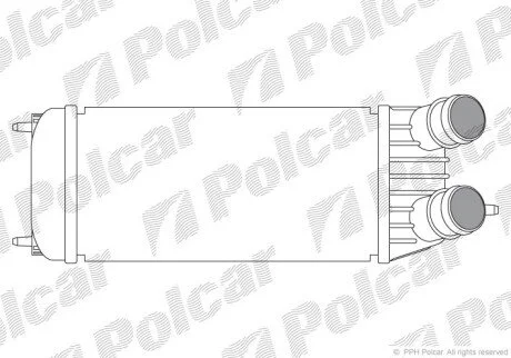 Радіатори повітря (Інтеркулери) Polcar 2397J8-1