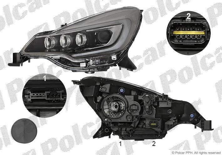 Фара основна Polcar 23B110-V (фото 1)