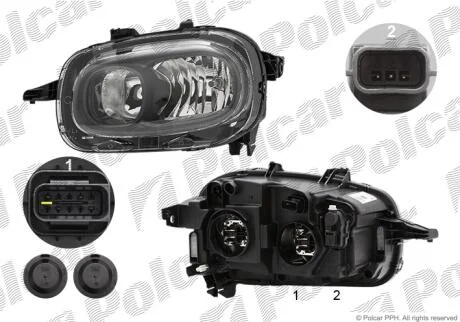 Фара основная Polcar 23B309-V