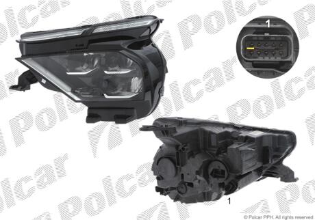 Фара основная правая LED Polcar 23C2101VUA