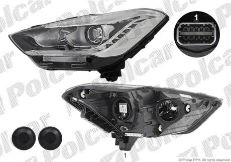 Фара основная Polcar 23G1102X