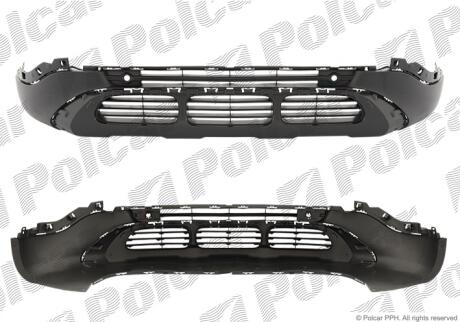 Бампер передний Polcar 23L30725