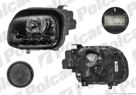 Фара основная Polcar 23L310-V