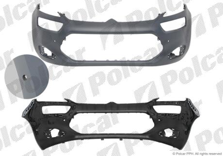Бампер передний Polcar 23M1072J