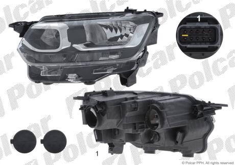 Фара основная Polcar 23U2091V
