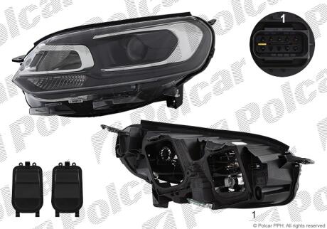 Фара основная Polcar 23V1091X