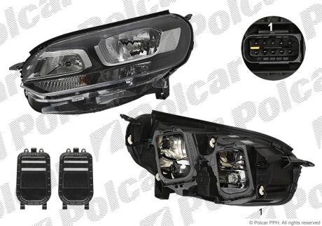 Фара основная Polcar 23V109-X