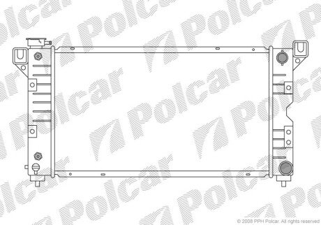 Радіатори охолодження Polcar 240108-2 (фото 1)