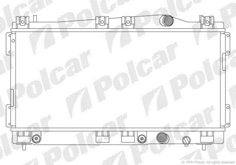 Радіатори охолодження Polcar 240208-2 (фото 1)