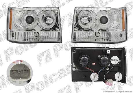 Фара основная Polcar 240509-5