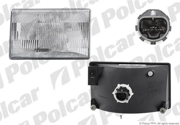 Фара основная правая HB1 Polcar 240510-3 (фото 1)
