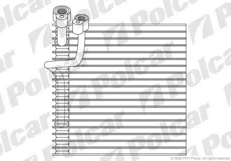 Испаритель кондиционера Polcar 2405P8-2