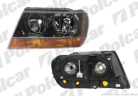 Фара основная левая HB3A, HB4A Polcar 240609-1