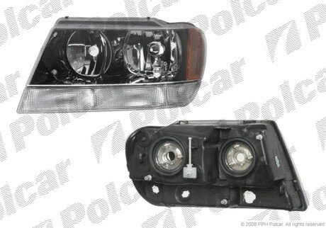 Фара основная правая HB3A, HB4A Polcar 240610-2
