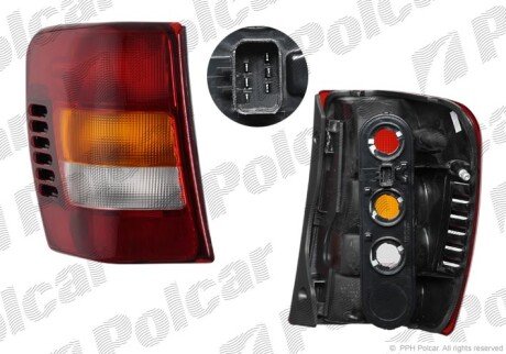 Фонарь задний слева Polcar 240687-1