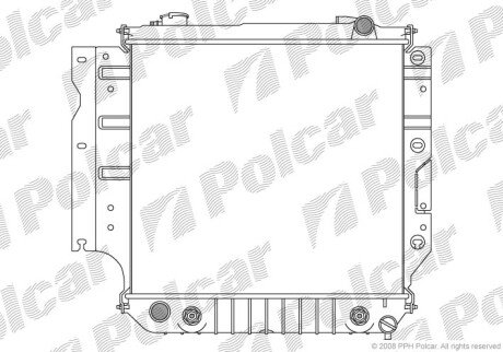 Радіатори охолодження Polcar 240708-1