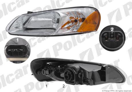 Фара основна Polcar 2411091