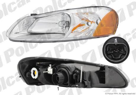 Фара основная Polcar 2411100