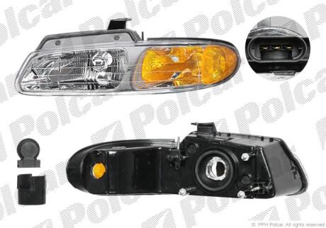 Фара основная Polcar 242010-1