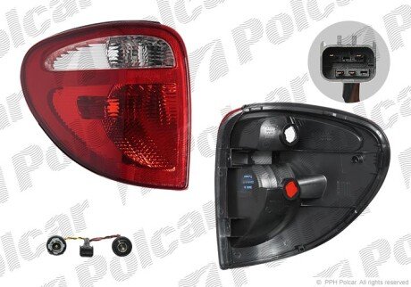 Фонарь задний справа Polcar 242188-0