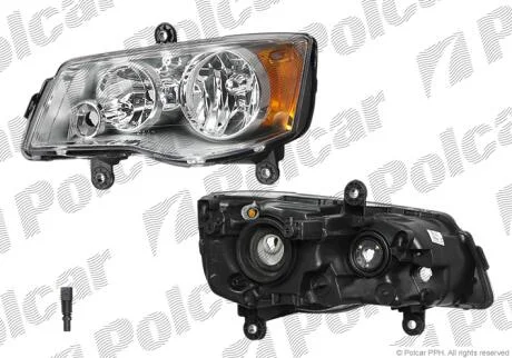 Фара основная Polcar 242209-1