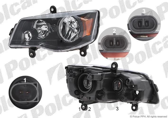 Фара основна Polcar 242209-5 (фото 1)