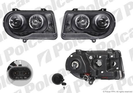 Фара основная Polcar 243109-12