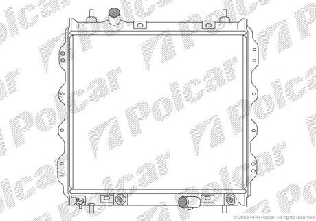 Радиаторы охлаждения Polcar 245008-1