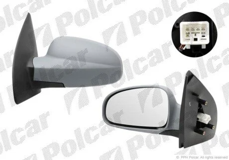 Дзеркало зовнішнє правий Polcar 2500524E