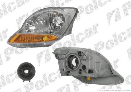 Фара основная левая H4 Polcar 2501092E