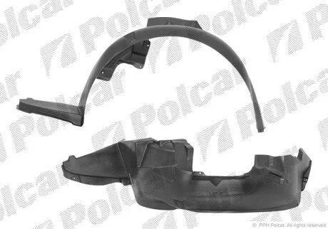 Подкрылок правый Polcar 2506FP-1