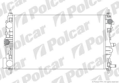 Радіатори охолодження Polcar 250808-1