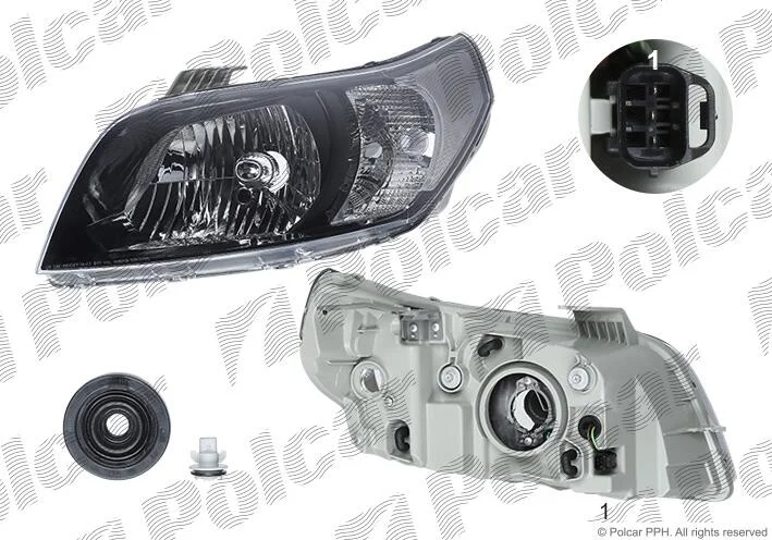Фара основна Polcar 2515101E (фото 1)