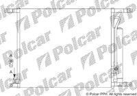 Радиатор кондиционера (Конденсатор) с осушителем Polcar 2515K8C1S