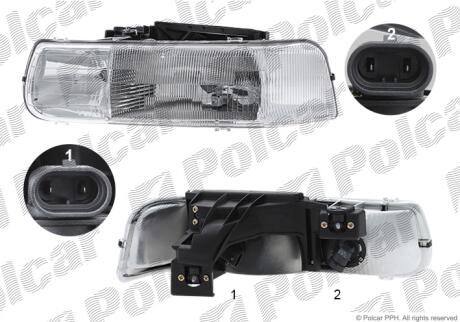 Фара основная Polcar 2526100